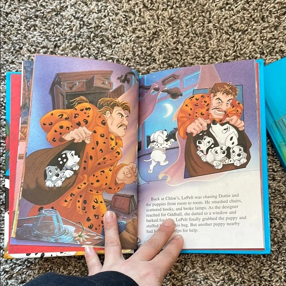 Disney Kids Learning Books - Blue and Red